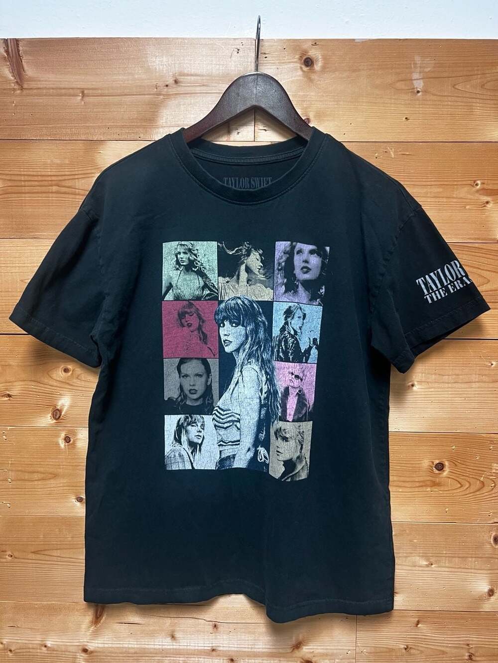 Official Taylor Swift The Eras Tour Black Graphic T-Shirt Merchandise Medium